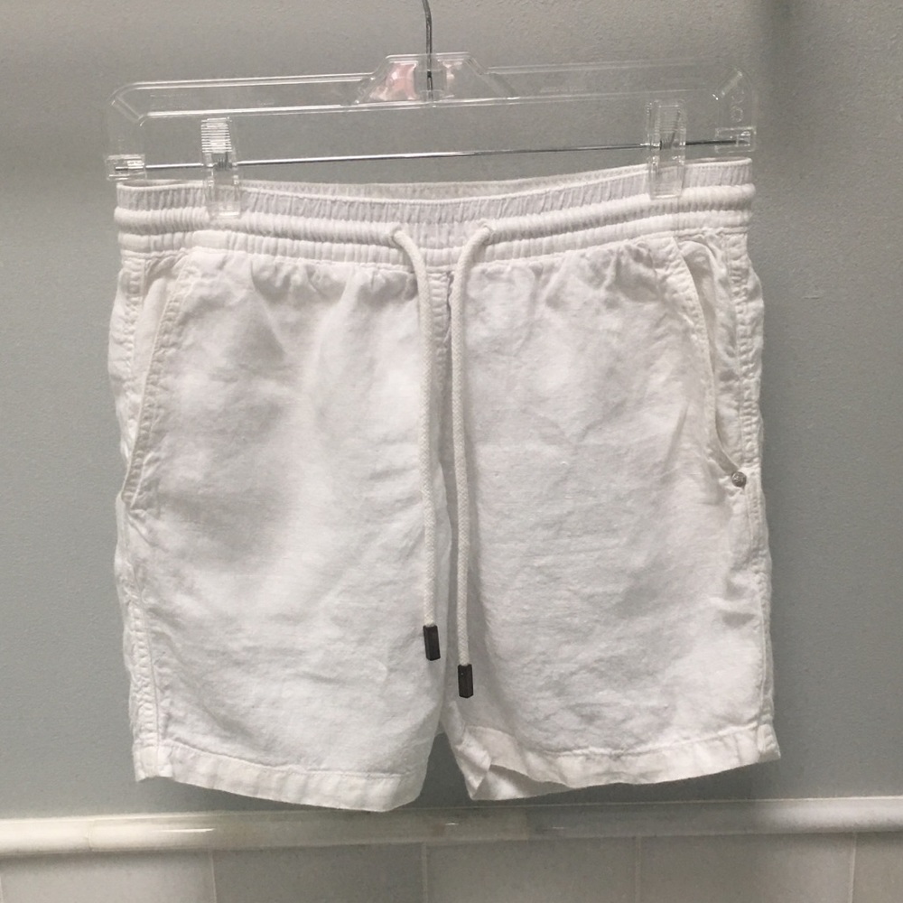 ❌SOLD❌AUTH VILEBREQUIN LINEN WHITE shorts size XS